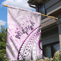 Pasifika Festival Garden Flag Tribal Pattern Lilac Version LT01 - Polynesian Pride