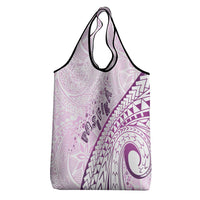 Pasifika Festival Grocery Bag Tribal Pattern Lilac Version LT01 - Polynesian Pride