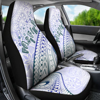 Pasifika Festival Car Seat Cover Tribal Pattern Violet Version