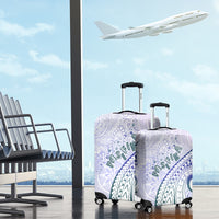 Pasifika Festival Luggage Cover Tribal Pattern Violet Version