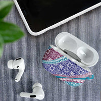 Hawaiian Quilt Pattern AirPods Case Purple Blue Color Mixed LT01 - Polynesian Pride