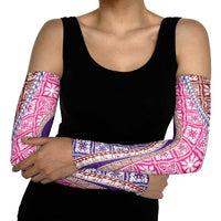 Hawaiian Quilt Pattern Arm Sleeves Sweet Color Mixed - Polynesian Pride