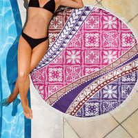 Hawaiian Quilt Pattern Beach Blanket Sweet Color Mixed LT01 - Polynesian Pride