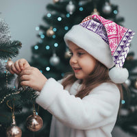 Hawaiian Quilt Pattern Christmas Santa Hat Sweet Color Mixed - Polynesian Pride