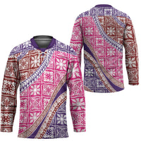 Hawaiian Quilt Pattern Hockey Jersey Sweet Color Mixed LT01 - Polynesian Pride