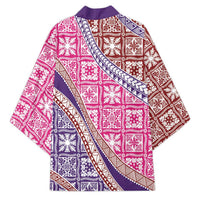Hawaiian Quilt Pattern Kimono Sweet Color Mixed - Polynesian Pride