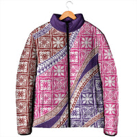 Hawaiian Quilt Pattern Padded Jacket Sweet Color Mixed - Polynesian Pride