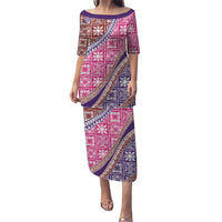 Hawaiian Quilt Pattern Puletasi Sweet Color Mixed - Polynesian Pride