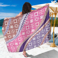 Hawaiian Quilt Pattern Sarong Sweet Color Mixed - Polynesian Pride