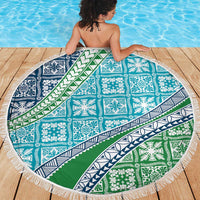 Hawaiian Quilt Pattern Beach Blanket Fresh Color Mixed LT01 - Polynesian Pride