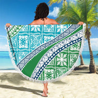 Hawaiian Quilt Pattern Beach Blanket Fresh Color Mixed LT01 - Polynesian Pride