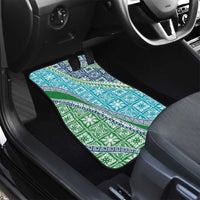 Hawaiian Quilt Pattern Car Mats Fresh Color Mixed - Polynesian Pride