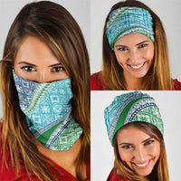 Hawaiian Quilt Pattern Neck Gaiter Fresh Color Mixed - Polynesian Pride