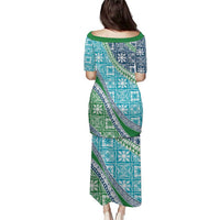 Hawaiian Quilt Pattern Puletasi Fresh Color Mixed - Polynesian Pride