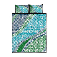 Hawaiian Quilt Pattern Quilt Bed Set Fresh Color Mixed - Polynesian Pride