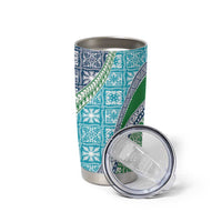 Hawaiian Quilt Pattern Tumbler Cup Fresh Color Mixed - Polynesian Pride