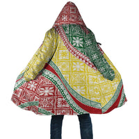 Hawaiian Quilt Pattern Cloak Special Color Mixed - Polynesian Pride