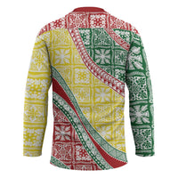 Hawaiian Quilt Pattern Hockey Jersey Special Color Mixed LT01 - Polynesian Pride