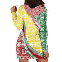 Hawaiian Quilt Pattern Hoodie Dress Special Color Mixed - Polynesian Pride