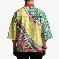 Hawaiian Quilt Pattern Kimono Special Color Mixed - Polynesian Pride