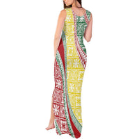 Hawaiian Quilt Pattern Tank Maxi Dress Special Color Mixed - Polynesian Pride