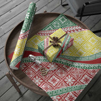 Hawaiian Quilt Pattern Wrapping Paper Special Color Mixed - Polynesian Pride