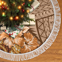 Fiji Masi Tree Skirt Bula Fijian Masi Tapa Vintage Style LT01 - Polynesian Pride