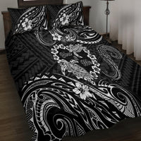 Polynesian Turtle Valentine Quilt Bed Set You And Me Hibiscus Heart LT01 - Polynesian Pride