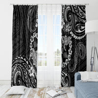 Polynesian Turtle Valentine Window Curtain You And Me Hibiscus Heart LT01 - Polynesian Pride