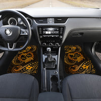 Polynesian Turtle Valentine Car Mats You And Me Gold Hibiscus Heart LT01 - Polynesian Pride