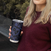 Polynesian Turtle Valentine Tumbler Cup You And Me Navy Blue Hibiscus Heart LT01 - Polynesian Pride