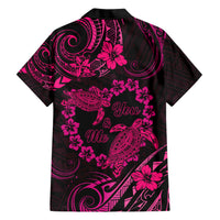 Polynesian Turtle Valentine Hawaiian Shirt You And Me Pink Hibiscus Heart LT01 - Polynesian Pride