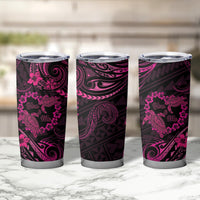 Polynesian Turtle Valentine Tumbler Cup You And Me Pink Hibiscus Heart LT01 - Polynesian Pride