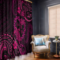 Polynesian Turtle Valentine Window Curtain You And Me Pink Hibiscus Heart LT01 - Polynesian Pride