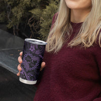 Polynesian Turtle Valentine Tumbler Cup You And Me Purple Hibiscus Heart LT01 - Polynesian Pride