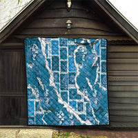 Hawaii Japanese Culture Blue Quilt Spring Cranes Aloha Pattern LT01 - Polynesian Pride