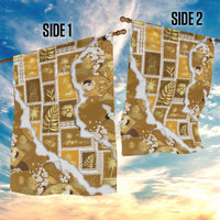 Hawaii Japanese Culture Gold Garden Flag Spring Cranes Aloha Pattern LT01 - Polynesian Pride