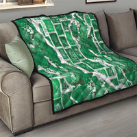 Hawaii Japanese Culture Green Quilt Spring Cranes Aloha Pattern LT01 - Polynesian Pride