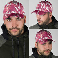 Hawaii Japanese Culture Pink Classic Cap Spring Cranes Aloha Pattern LT01 - Polynesian Pride
