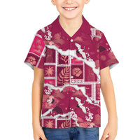 Hawaii Japanese Culture Pink Hawaiian Shirt Spring Cranes Aloha Pattern LT01 - Polynesian Pride