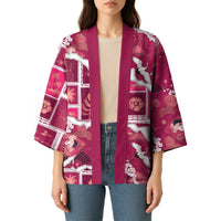 Hawaii Japanese Culture Pink Kimono Spring Cranes Aloha Pattern LT01 - Polynesian Pride