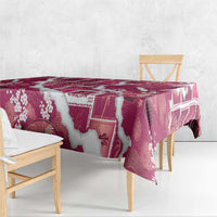 Hawaii Japanese Culture Pink Tablecloth Spring Cranes Aloha Pattern LT01 - Polynesian Pride
