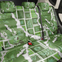 Hawaii Japanese Culture Sage Green Back Car Seat Cover Spring Cranes Aloha Pattern LT01 - Polynesian Pride