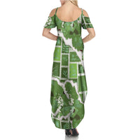 Hawaii Japanese Culture Sage Green Family Matching Summer Maxi Dress and Hawaiian Shirt Spring Cranes Aloha Pattern