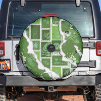 Hawaii Japanese Culture Sage Green Spare Tire Cover Spring Cranes Aloha Pattern LT01 Sage - Polynesian Pride