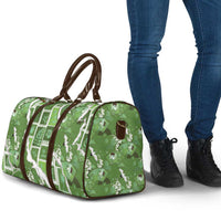 Hawaii Japanese Culture Sage Green Travel Bag Spring Cranes Aloha Pattern LT01 - Polynesian Pride