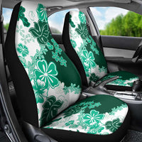 Green Hibiscus Plumeria Floral Car Seat Cover - Polynesian Pride