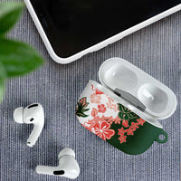 Green Orange Hibiscus Plumeria Floral AirPods Case LT01 - Polynesian Pride
