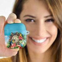 It's 5 o'clock Somewhere AirPods Case Hawaiian Tropical Parrots LT01 - Polynesian Pride