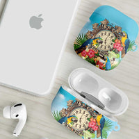It's 5 o'clock Somewhere AirPods Case Hawaiian Tropical Parrots LT01 - Polynesian Pride